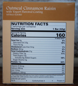 Oatmeal Cinnamon Raisin